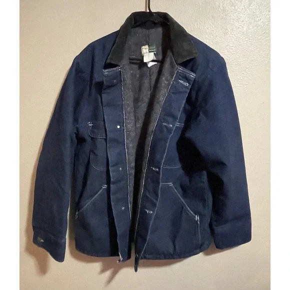 Vtg WearGuard Workwear‎ Men's Large-Reg, Blanket Lined Chore Coat Jacket J-1033 - Picture 2 of 9